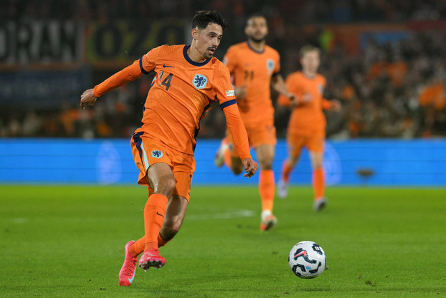 Pemain Timnas Belanda Tijjani Reijnders. Foto: NICOLAS TUCAT / AFP