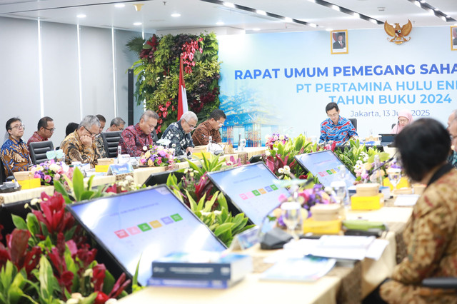 Pertamina Hulu Energi (PHE) menggelar Rapat Umum Pemegang Saham (RUPS) Tahunan Tahun Buku 2024 di Jakarta, Kamis (13/6). Foto: Dok. Pertamina