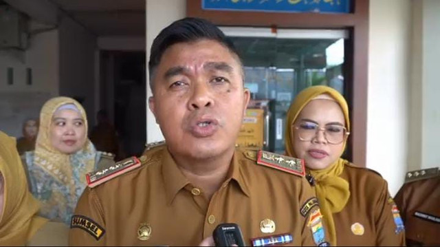 Sekretaris Daerah Kota Palembang, Afrizal Hasyim, saat menghadiri peluncuran program Dentist Goes To School/Instagram: Kominfopalembang. 
