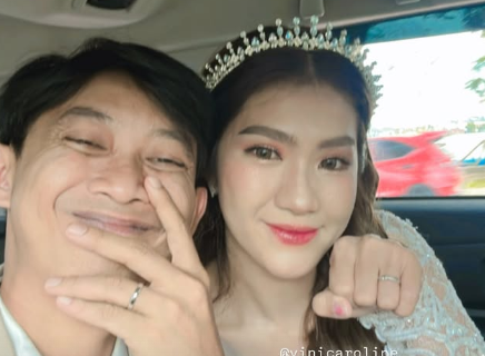 Komika Yono Bakrie dan Vini Caroline. Foto: Instagram/yonobakrie