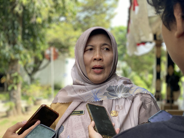 Kepala Dinas Tenaga Kerja (Disnaker) Kabupaten Sleman, Sutiasih. Foto: Pandangan Jogja/Resti Damayanti