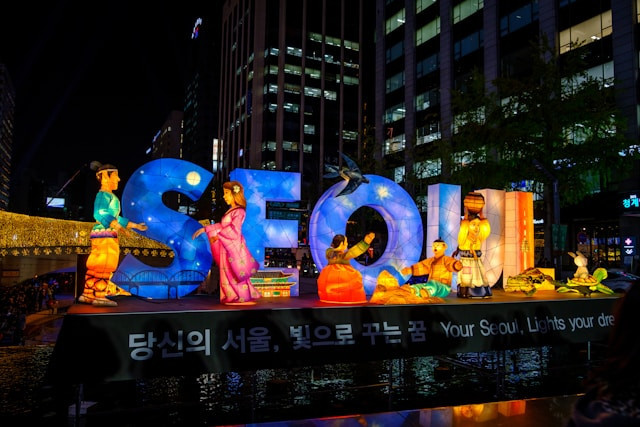 Kota di Korea Selatan yang wajib dikunjungi. Foto: Seoul. Sumber: Unsplash/Yu Kato