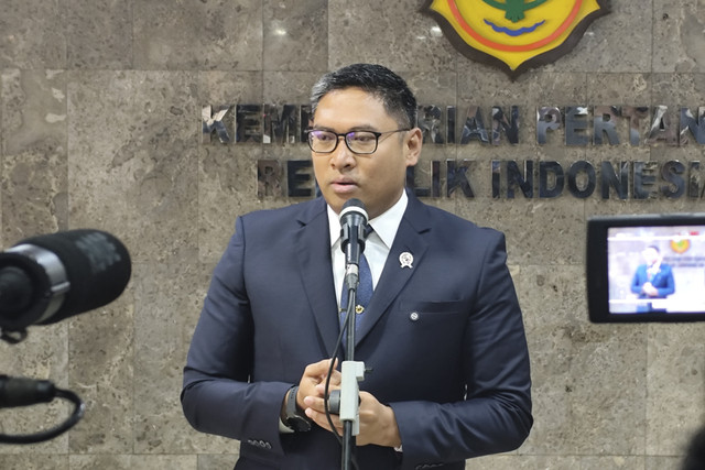Wakil Menteri Pertanian (Wamentan) Sudaryono di Kantor Kementerian Pertanian, Jakarta Selatan, Selasa (17/6/2025). Foto: Widya Islamiati/kumparan