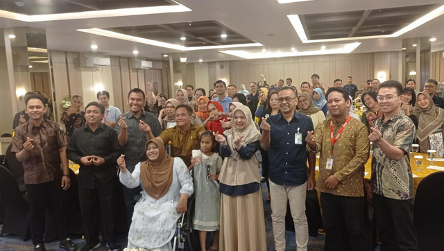 BPJamsostek Sumbagsel bersama teman-teman disabilitas dan perusahaan di kegiatan sosialisasi program Inclusive Job Center, Selasa (17/6/2025). Foto : Abdullah Toriq/Urban Id