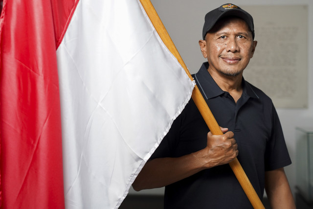 Pelatih Sepak Bola Rahmad Darmawan. Foto: Ferlian Septa Wahyusa/ANTARA FOTO