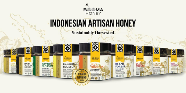 BeeMa Honey sebagai produsen madu artisan premium yang berhasil menembus pasar internasional berkat dukungan dari BRI. Foto: Dok. BRI