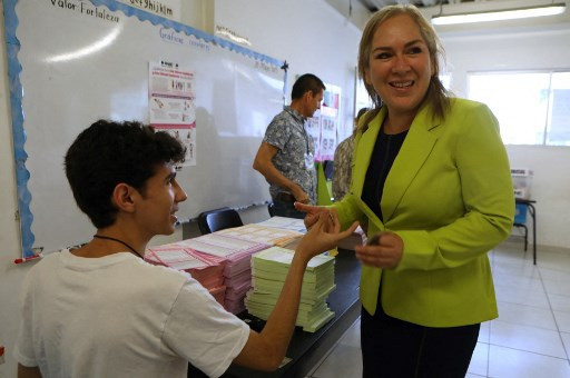 Eks Pengacara Bos Kartel Narkotika Meksiko, Silvia Delgado, terpilih jadi hakim di kota Ciudad Juarez. Foto: Herika Martinez/AFP