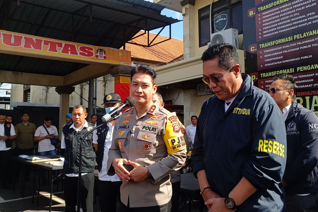 Kapolda Bali Irjen Daniel Adityajaya di Polres Badung, Rabu (18/6/2025). Foto: Denita BR Matondang/kumparan