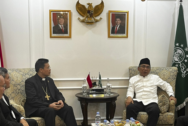 Pertemuan HKBP dengan NU di Kantor Pusat PBNU, Jakarta Pusat, Rabu (18/6/2025). Foto: Rayyan Farhansyah/kumparan