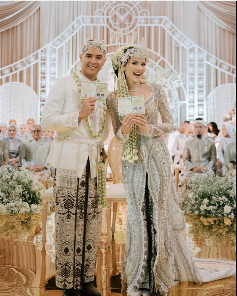 Pernikahan Al Ghazali dan Alyssa Daguise. Foto: Instagram/@alyssadaguise 