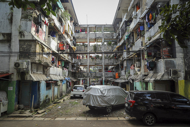 Suasana di Rusunami Bidara Cina, Cawang, Jakarta, Jumat (20/6/2025). Foto: Iqbal Firdaus/kumparan