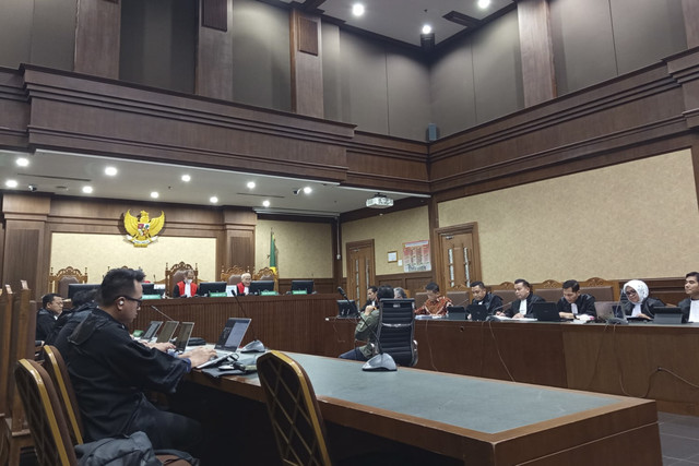 Sidang lanjutan kasus dugaan suap dan perintangan penyidikan Harun Masiku di Pengadilan Tipikor Jakarta, Jumat (20/6/2025). Foto: Jonathan Devin/kumparan