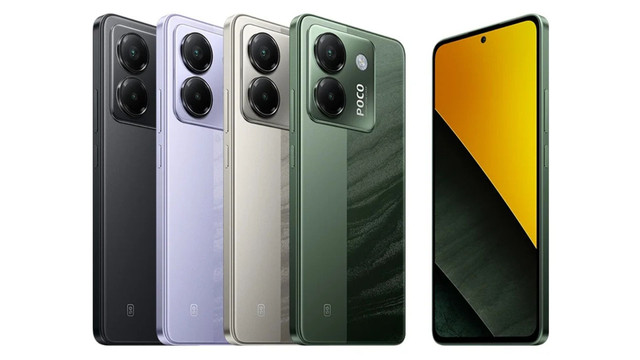 Ilustrasi HP 5G dengan slot microSD. Foto: POCO