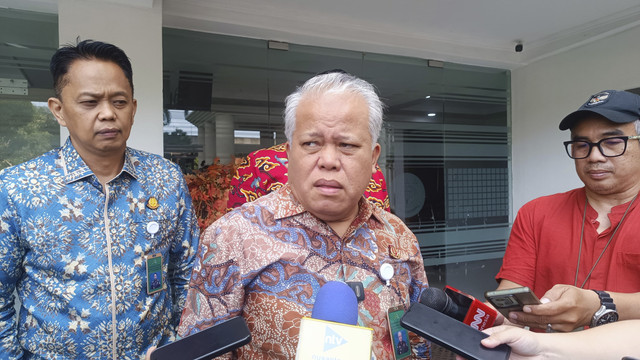 Kapuspenkum Harli Siregar saat dijumpai di Kejaksaan Agung, Jakarta, Jumat (20/6/2025). Foto: Thomas Bosco/kumparan