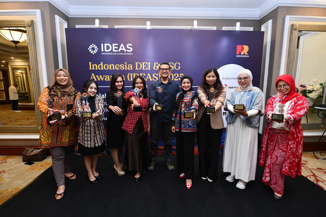 Pertamina berhasil meraih 14 penghargaan di ajang The 4th Indonesia Diversity, Equity, Inclusion (DEI) & Environmental, Social, Governance (ESG) Awards (IDEAS) 2025. Foto: Dok. Pertamina
