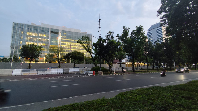 Foto: Massa aksi bela Palestina di Kedubes AS membubarkan diri. Rachmadi Rasyad/kumparan