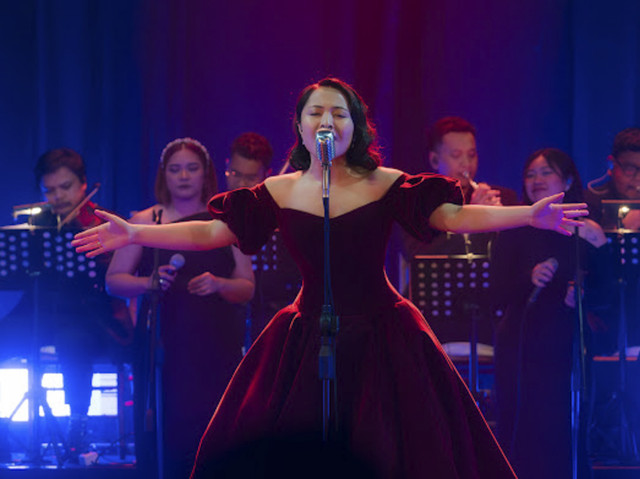 Bernadya hadir dalam konser Babak Penutup: Untungnya, Untungnya di Graha Bakti Budaya, TIM, Jakarta Pusat, Jumat (20/6/2025). Foto: Dok. Juni Records