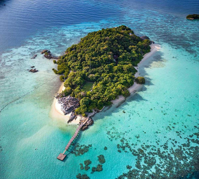 Ilustrasi pulau kecil. Dok: KKP