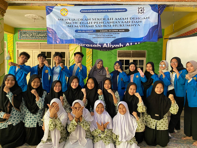 Mahasiswa Unpam Gelar PKM Edukasi Hukum untuk Mencegah Penganiayaan di Sekolah