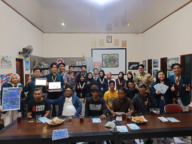 Kegiatan Sosialisasi dan Edukasi Pemanfaatan Karbon Aktif oleh Rosid Mustaqim Mahasiswa Teknik Kimia-UNDIP
