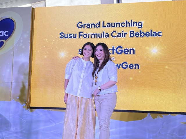 Narasumber dalam acara Press Launch Susu Formula Cair Bebelac, di Jakarta Selatan, Kamis (19/6/2025). Foto: Eka Nurjanah/kumparan