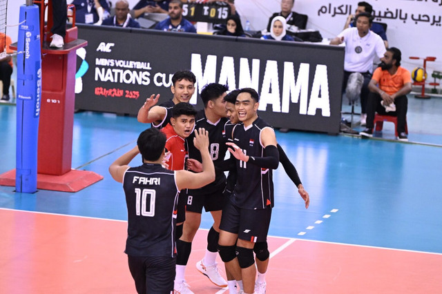 Potret Timnas Voli Putra Indonesia pada AVC Nations Cup 2025. Foto: AVC