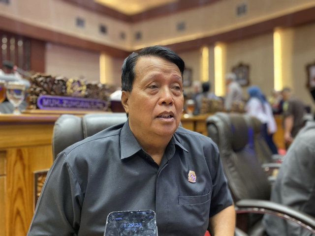 Ketua Pansus Raperda Penyelenggaraan Kesejahteraan Lanjut Usia DPRD Sleman, Suryana. Foto: Pandangan Jogja/Resti Damayanti