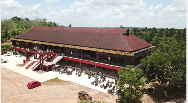 Rumah Betang Juah. PGD Sintang ke-XII akan digelar, panitia tegaskan melarang jual dan minum arak. Foto: Dok. Diskominfo Sintang