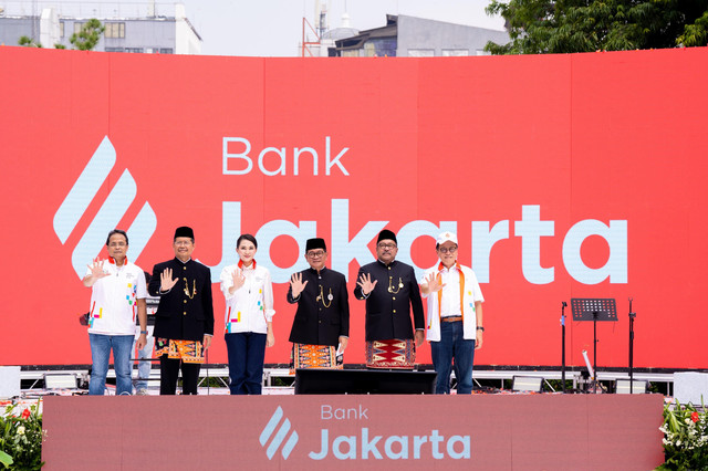 Peresmian perubahan nama dan logo Bank DKI jadi Bank Jakarta. Foto: Bank Jakarta