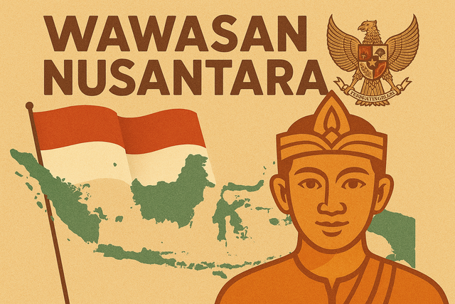 Ilustrasi :"Satu bangsa, ribuan pulau. Wawasan Nusantara menyatukan semuanya". (sumber : Pixababy.com)