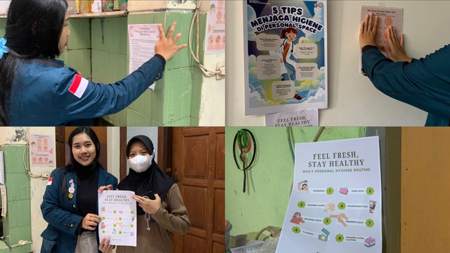 Sosialisasi langsung kepada penghuni kos terkait pentingnya menjaga kesehatan diri.