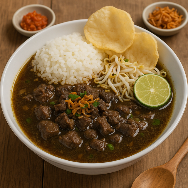 Rawon Indonesia, Sumber gambar: dihasilkan oleh teknologi AI