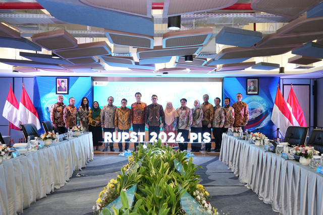 Caption: PT Pertamina International Shipping (PIS) saat Gelaran RUPST 2024 dok: PIS