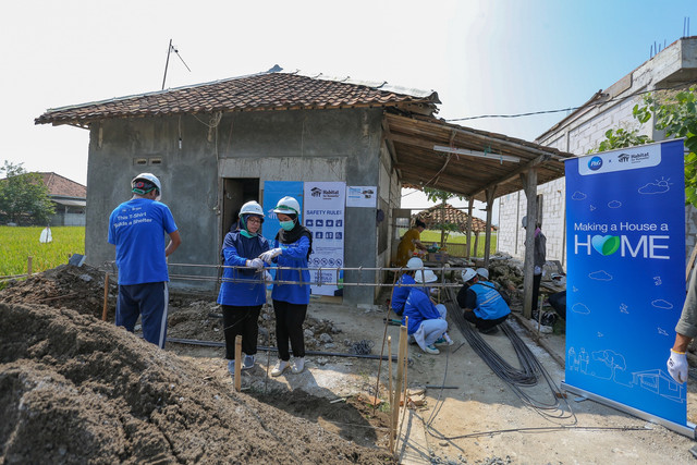 Program “Making a House a Home” dari P&G bersama Habitat for Humanity, bantu sediakan hunian layak bagi keluarga. Foto: P&G