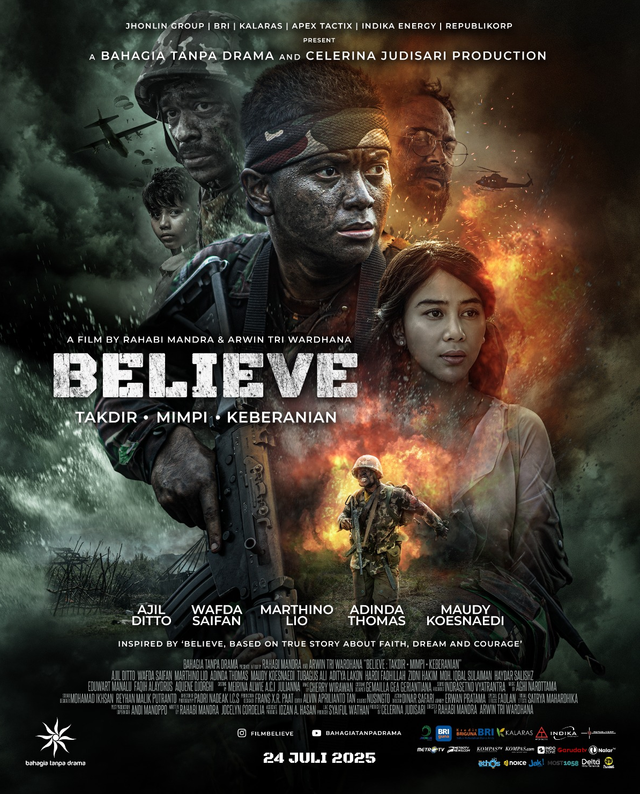 Poster film Believe. Foto: Istimewa