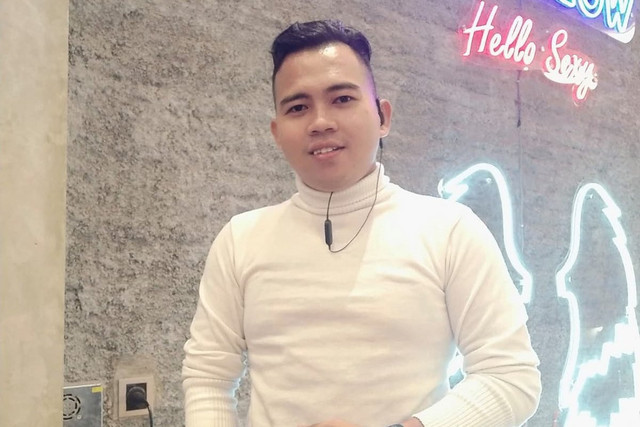 Azwar, warga Kab.Asahan, Sumut, yang ditipu dan dibawa ke Kamboja. Foto: Istimewa