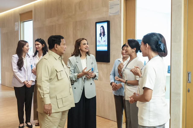 Presiden Prabowo Subianto meresmikan Ngoerah Sun Wellness and Aesthetic Center di Rumah Sakit Umum Pusat (RSUP) Prof. dr. I.G.N.G. Ngoerah, Bali, Rabu (25/6/2025). Foto: Instagram/@presidenrepublikindonesia