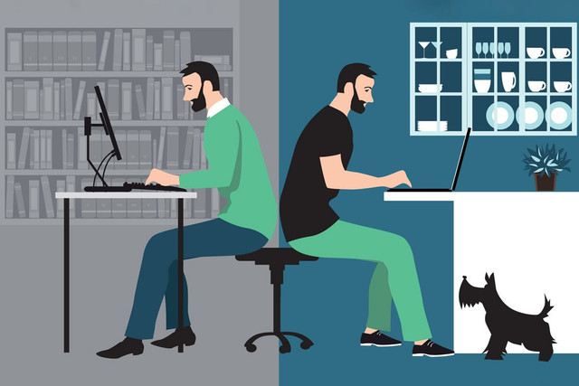 Ilustrasi ini menunjukkan fleksibilitas kerja modern/kerja hybrid (illustration photo by: gettyimages.com)