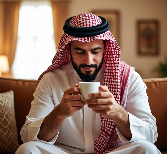 Foto: (Dokumen Pribadi) Ilustrasi seseorang yang sedang menikmati minuman kopi.