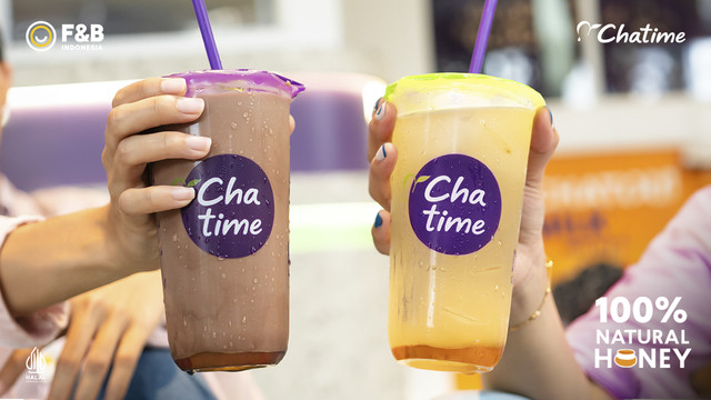  Kini, pelanggan bisa memilih madu lokal sebagai pengganti gula dalam berbagai menu Chatime. Foto: Dok. Chatime