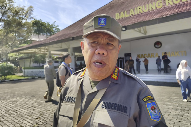 Gubernur Kepulauan Bangka Belitung Hidayat Arsani di Kampus IPDN Jatinangor, Kabupaten Sumedang, Jawa Barat, Kamis (26/6/2025). Foto: Alya Zahra/kumparan 