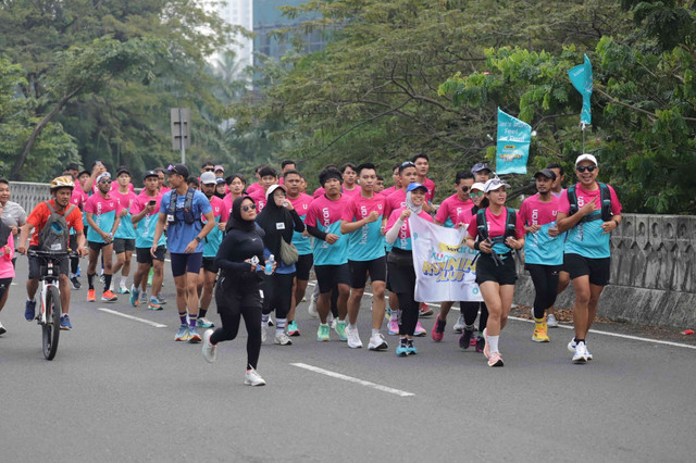 Keseruan Fun Run teman kumparan pada Minggu (22/6/25). Foto: Jamal Ramadhan/kumparan