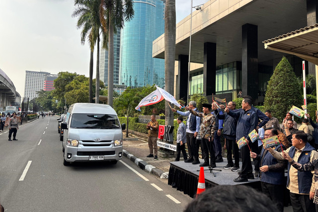 Launching Roadshow KPK 2025: Jelajah Negeri, Bangun Antikorupsi di gedung C1 KPK, Jakarta pada Kamis (26/6/2025). Foto: Abid Raihan/kumparan