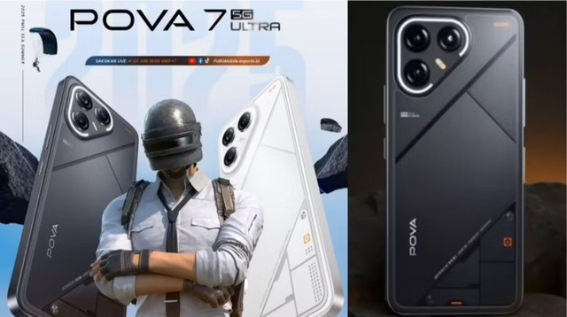 Harga Tecno Pova 7 Ultra. Foto adalah Tecno Pova 7 Ultra. Sumber: shopee.com