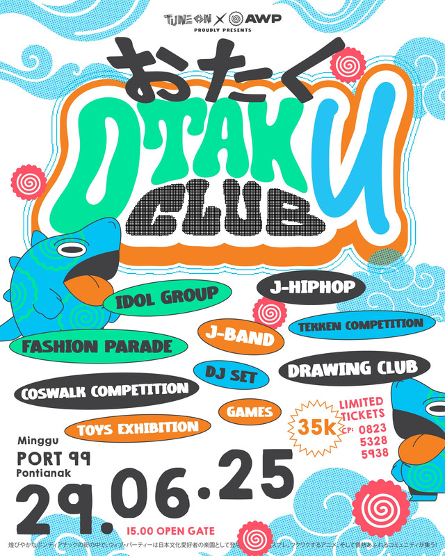 Event Otaku Club siap digelar di Port 99, Pontianak pada Minggu, 29 Juni 2025. Foto: Dok. Istimewa