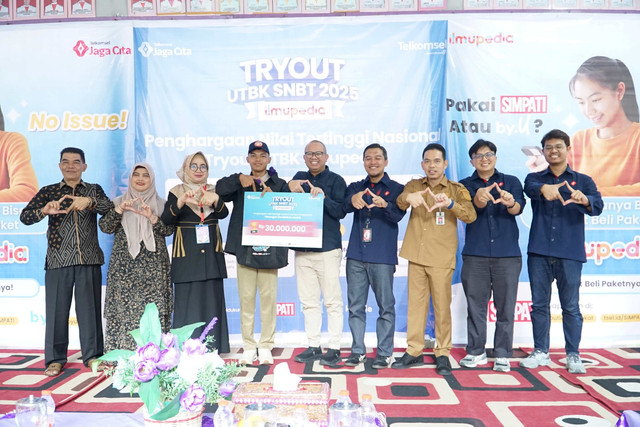 Top Scorer program Ilmupedia Tryout UTBK Telkomsel 2025. Foto: Telkomsel