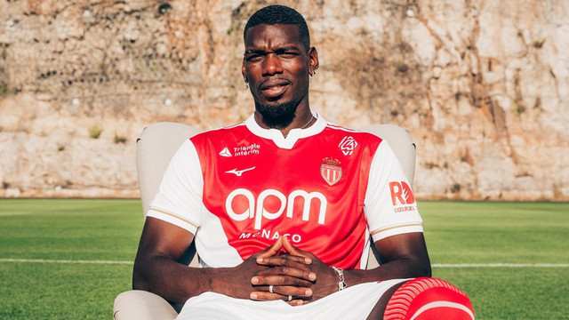 Paul Pogba berseragam AS Monaco. Foto: AS Monaco