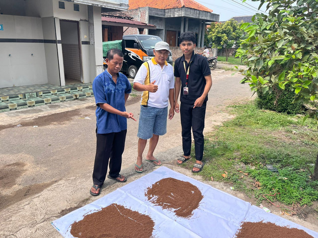 Kendal, 29 Juni 2025, Kegiatan Sosialisasi Program KKN Mahasiswa UNDIP Terkait Penambahan Bromelin secara Langsung ke Pembudidaya Ikan Lele di Desa Tambaksari