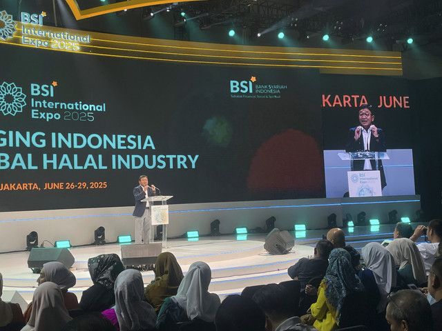 Closing Ceremony BSI International Expo 2025 di Jakarta Convention Center (JCC), Jakarta Pusat, Minggu (29/6/2025).  Foto: Najma Ramadhanya/kumparan
