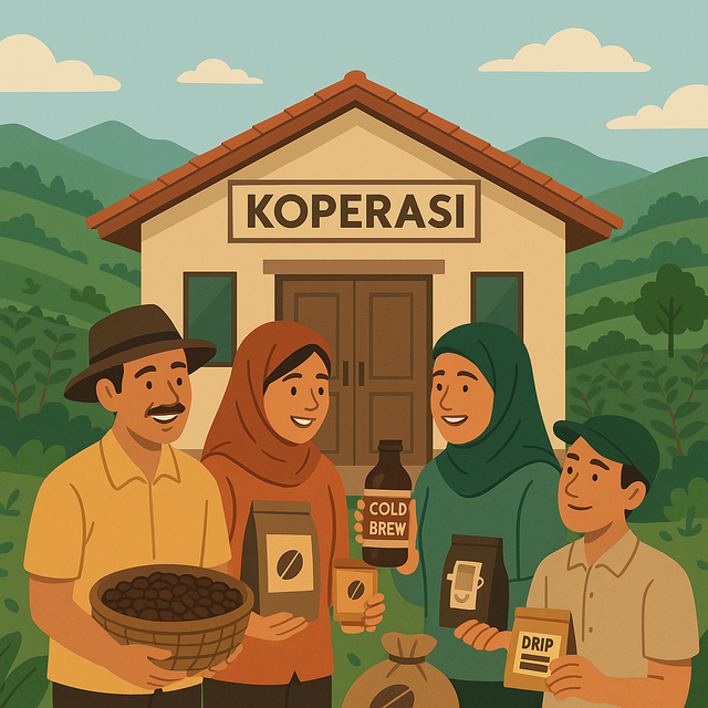 Deskripsi Kegiatan Anggota Koperasi by : Chat GPT AI
